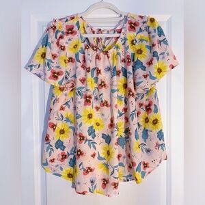 Women’s LC Lauren Conrad blouse - excellent used condition - size petite L